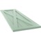 Ekena Millwork True Fit PVC Single X-Board Farmhouse Fixed Mount Shutters, Seaglass, 18W x 32H, PR TFP001FH18X032SG - alternate 2